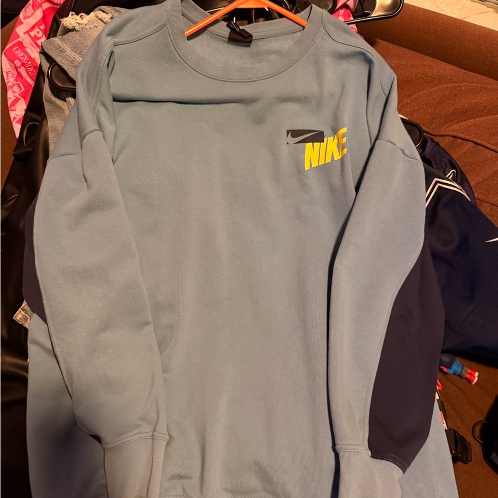 Nike Dri-FIT Sky Blue Sweatshirt